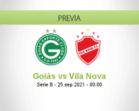 Pronóstico Goiás Vila Nova (24 septiembre 2021)