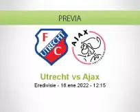 Pronóstico Utrecht Ajax (16 enero 2022)