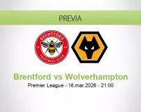Pronóstico Brentford Wolverhampton (16 marzo 2026)