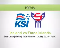 Pronóstico Iceland Faroe Islands (04 septiembre 2025)