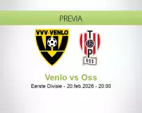 Pronóstico Venlo Oss (20 febrero 2026)