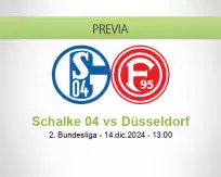 Pronóstico Schalke 04 Düsseldorf (14 diciembre 2024)