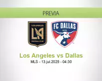 Pronóstico Los Angeles Dallas (12 julio 2025)