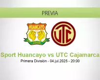 Sport Huancayo vs UTC Cajamarca