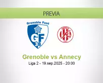 Pronóstico Grenoble Annecy (19 septiembre 2025)