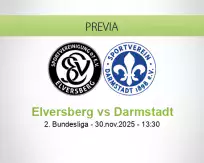 Pronóstico Elversberg Darmstadt (30 noviembre 2025)