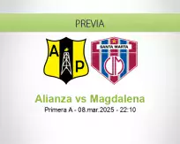 Pronóstico Alianza Magdalena (08 marzo 2025)