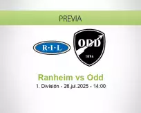 Pronóstico Ranheim Odd (26 julio 2025)