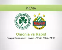 Pronóstico Omonia Rapid (12 diciembre 2024)