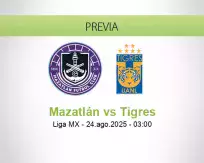 Pronóstico Mazatlán Tigres (23 agosto 2025)
