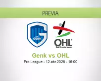 Pronóstico Genk OHL (12 abril 2026)