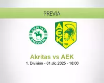 Akritas vs AEK