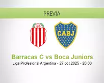 Barracas C vs Boca Juniors