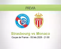 Strasbourg vs Monaco