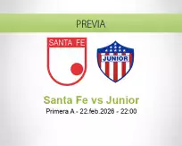 Santa Fe vs Junior
