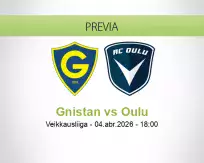 Pronóstico Gnistan Oulu (04 abril 2026)
