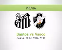 Santos vs Vasco