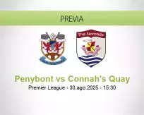 Pronóstico Penybont Connah's Quay (30 agosto 2025)