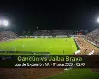 Pronóstico Cancún Jaiba Brava (28 febrero 2026)