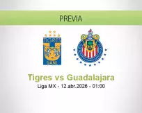 Tigres vs Guadalajara