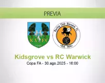 Pronóstico Kidsgrove RC Warwick (30 agosto 2025)