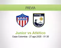 Pronóstico Junior Atlético (26 agosto 2025)