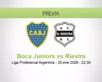 Boca Juniors vs Riestra