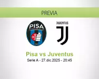 Pronóstico Pisa Juventus (27 diciembre 2025)