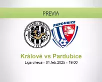 Pronóstico Králové Pardubice (01 febrero 2025)