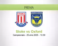 Pronóstico Stoke Oxford (25 enero 2025)