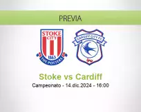 Pronóstico Stoke Cardiff (14 diciembre 2024)