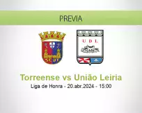 Pronóstico Torreense União Leiria (20 abril 2024)
