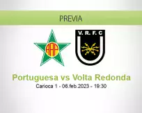Pronóstico Portuguesa Volta Redonda (06 febrero 2023)