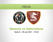 Pronóstico Venezia Salernitana (26 octubre 2021)