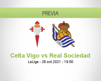 Pronóstico Celta Vigo Real Sociedad (28 octubre 2021)