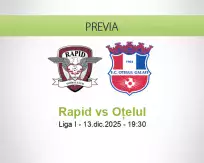 Pronóstico Rapid Oţelul (13 diciembre 2025)