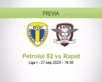 Pronóstico Petrolul 52 Rapid (27 septiembre 2025)