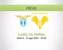 Pronóstico Lazio Hellas (31 agosto 2025)