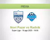 Pronóstico Novi Pazar Radnik (16 agosto 2025)