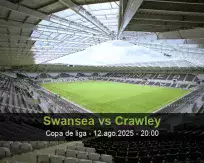 Pronóstico Swansea Crawley (12 agosto 2025)