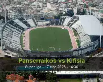 Pronóstico Panserraikos Kifisia (17 enero 2026)