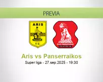 Pronóstico Aris Panserraikos (27 septiembre 2025)
