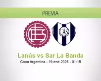 Lanús vs Sar La Banda