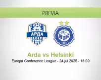 Pronóstico Arda Helsinki (24 julio 2025)