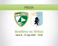 Pronóstico Avellino Virtus (27 septiembre 2025)