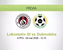 Lokomotiv Sf vs Dobrudzha