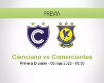 Pronóstico Cienciano Comerciantes (02 mayo 2026)
