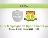 Pronóstico UCV Moquegua Sport Huancayo (07 marzo 2026)