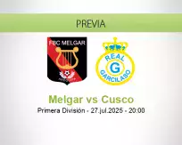 Pronóstico Melgar Cusco (27 julio 2025)