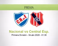 Nacional vs Central Esp.